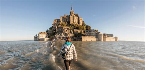 The Magnificent Mont Saint Michel In Normandy France