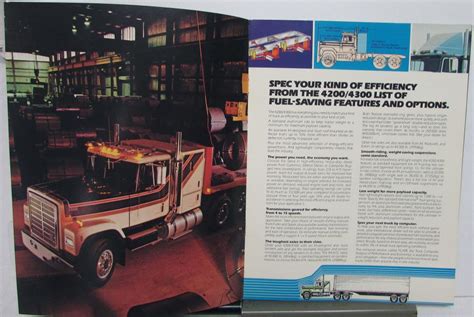 1982 International Trucks Ihc 42004300 Eagle Sales Brochure Original