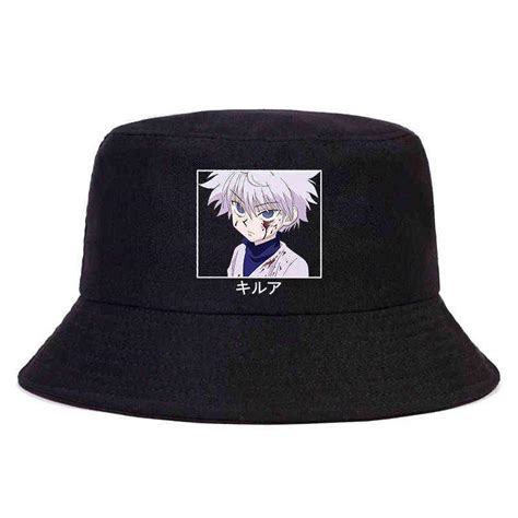 Hunter X Hunter Killua Summer Hat Japanese Anime Panama Killua Bucket