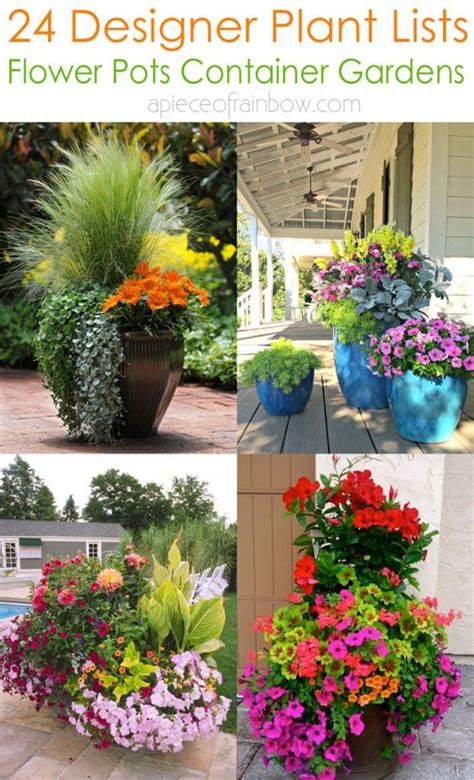 24 Stunning Container Garden Planting Ideas In 2020 Patio Flower Pots