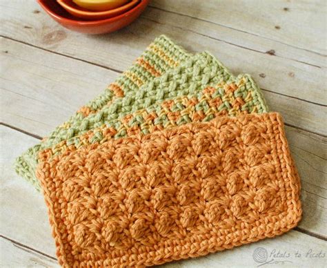 Seeing Squares Crochet Dishcloth Pattern Petals To Picots ⊱╮teresa