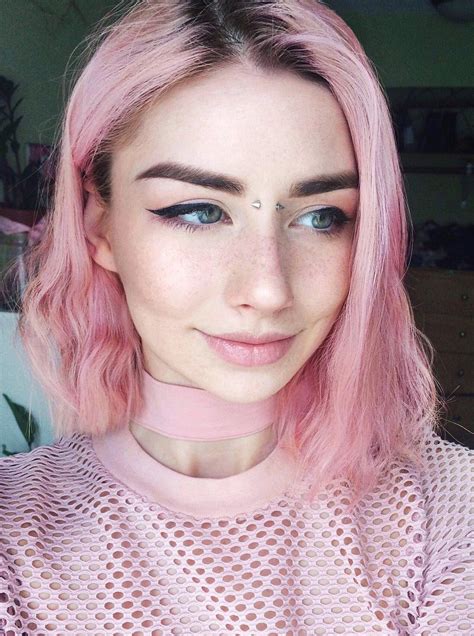 35 Edgy Hair Color Ideas To Try Right Now Pastel Pink Hair Pink Hair