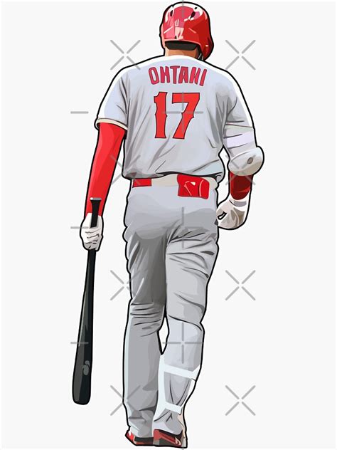 Shohei Ohtani 17 In Games Ready Sticker For Sale By Boxtoobox