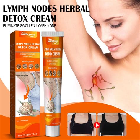 Herbal Lymphatic Drainage Cream Anti Swelling Lymph Node Treatment