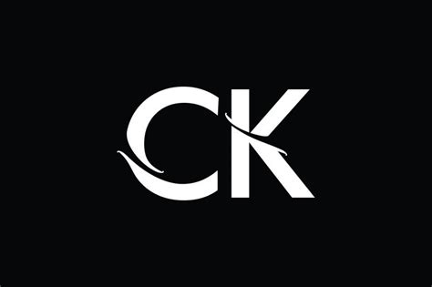Ck Monogram Logo Design By Vectorseller Monogram