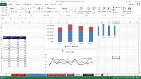 Creating Charts In Excel