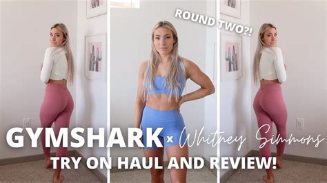 GYMSHARK X WHITNEY SIMMONS 2 In Depth Try On Haul And Review