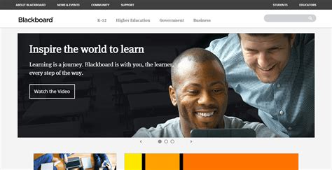 Blackboard Education Technology Solutions Learning Platforms