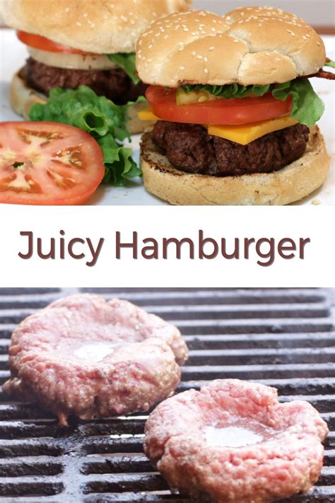 Juicy Hamburger Recipe In The Kitchen With Matt