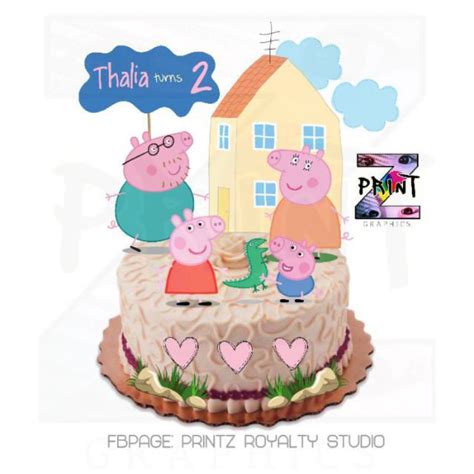 Peppa Pig Cake Topper Set Lazada Ph