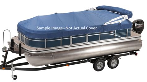 New Sun Tracker Mooring Cover For 2016 Fishin Barge 22 Pontoon Blue