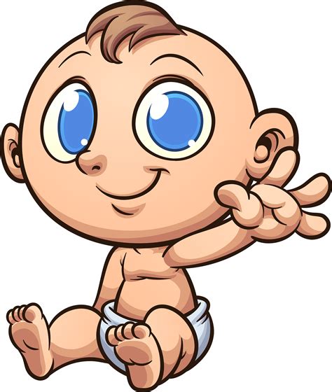 Cute Cartoon Baby Vector Image Ph