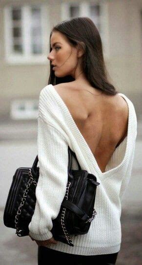 Pin By Mia Mai On Bottomless Fashion Fashion Clothes Backless Sweater
