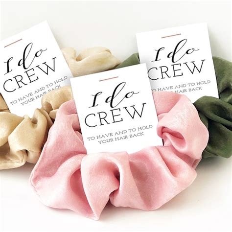Bachelorette Favor Scrunchie Tag To Have And To Hold Your Etsy