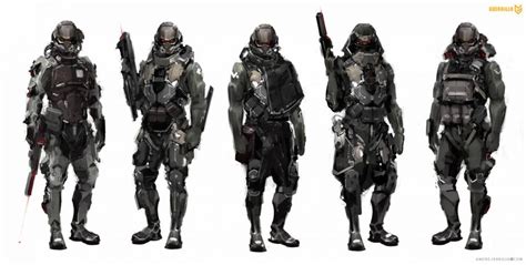 Never Before Seen Killzone Sf Concept Art Cool Helghast Divisions Art