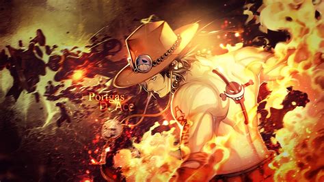One Piece Portgas D Ace On Fire 4k 8k Hd Anime Wallpapers