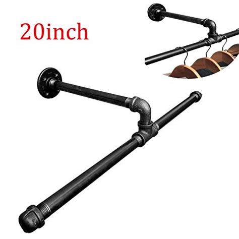 Maybe you would like to learn more about one of these? TLBTEK Black Industrial Pipe Clothes Rack,Wall Mounted ...