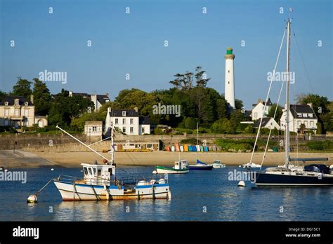 Fishing Village Of Sainte Marine Brittany France Stock Photo Alamy