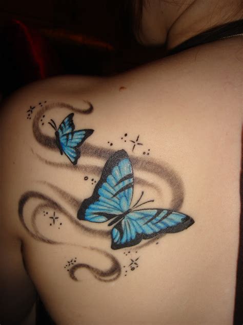 This can be very symbolic to a person that has recently overcome something traumatic in their life and wants to remember it by getting a meaningful tattoo. Tattoo varity: Beautiful Feminine Butterfly Tattoos For You