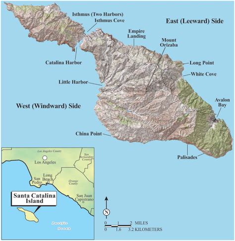 Catalina Island Map Photos