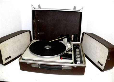 Singer Garrard Portable Automatic Record Player W Warranty