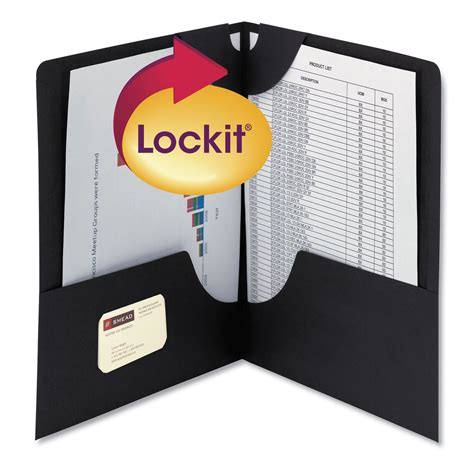 Lockit Two Pocket Folder By Smead Smd87981