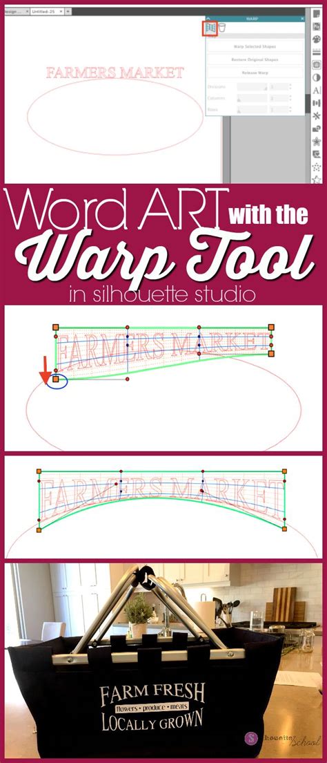 Silhouette Studio Warp Tool For Word Art Silhouette Cameo Tutorials