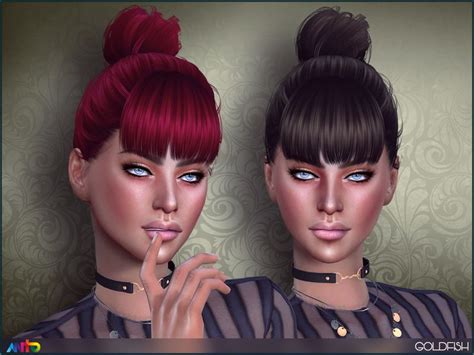 Sims 4 Cc Hair With Bangs Image Hd Hair Bangs Idea