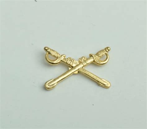 Crossed Sword Lapel Pin Made In Usa Hamilton Gold Plated Etsy