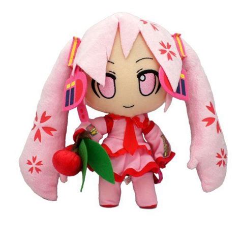 12 Vocaloid Cherry Pink Sakura Miku Hatsune Stuffed Plush Doll By Tamatama League