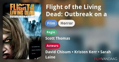 Flight Of The Living Dead Outbreak On A Plane Film 2007