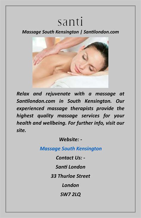 Ppt Massage South Kensington Santilondon Powerpoint Presentation Free Download Id