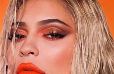 kylie jenner cosmetics summer collection campaign palette makeup face teases aznude heat turns orange story beauty hawtcelebs
