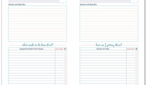 Organize Your Goals by Writing Them Down {Goal Setting}