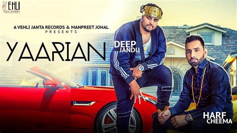 Record Harf Cheema Deep Jandu H K Beat Music New Punjabi Song Yaari Song Youtube