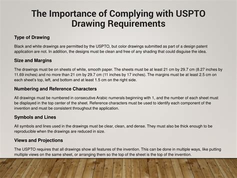 Ppt Patent Drawing Services According To Uspto Drawing Requirements