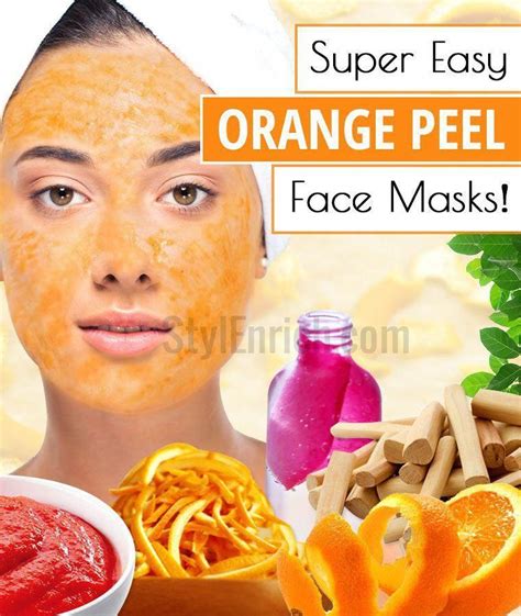 Orange Peel Face Masks Honeyfacemaskrecipe Mask For Oily Skin