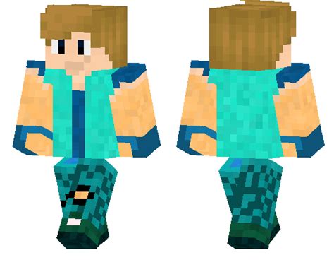 Cyan Guy Minecraft Pe Skins