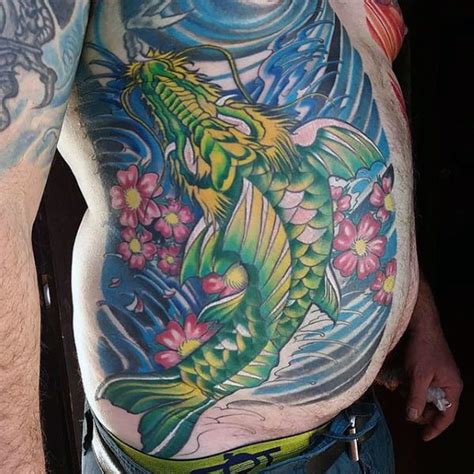 Many people like to wear this as a sleeve for this reason. 50 Koi Dragon Tattoo Designs For Men - Japanese Fish Ink Ideas