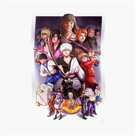 Gintama Movie Poster Poster For Sale By Arcanekeyblade5 Redbubble