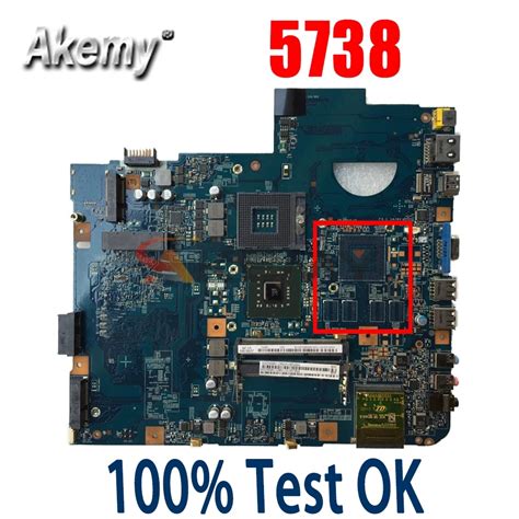 Akemy Laptop Motherboard For Acer Aspire 5738 5738g Ddr3 Mainboard