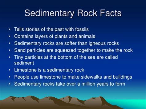 Fun Sedimentary Rocks Facts For Kids Gambaran