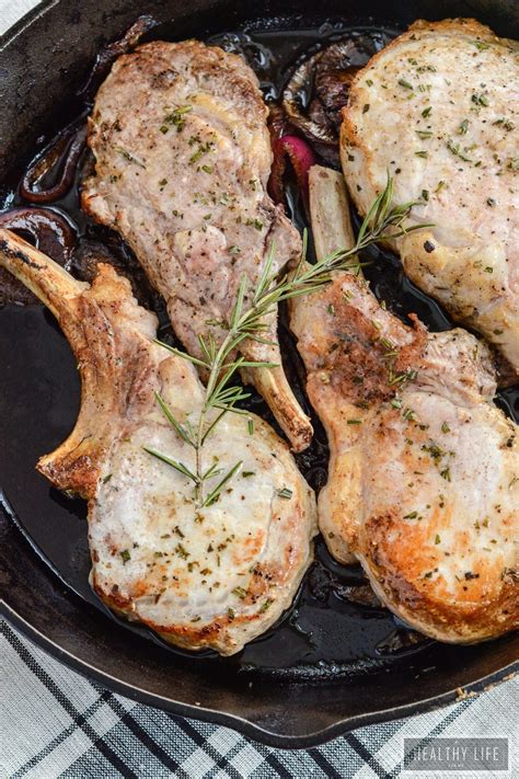 Trim excess fat from the pork. Balsamic Roasted Pork Chops {gluten free + paleo} - A ...