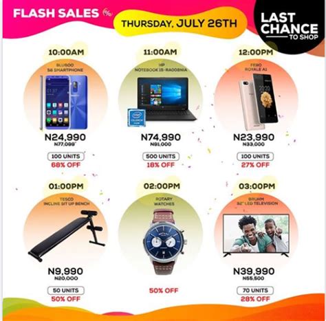 Jumias 6th Anniversary Todays Flash Sale Deals Jumia Insider