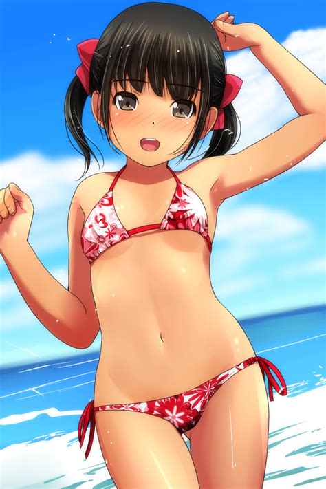 Matsunaga Kouyou Original Absurdres Highres Girl Arms Up Bikini Hot