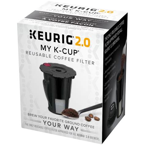 These are the parts of the my k cup reusable coffee filter: Keurig 2.0 Reusable Filter in Keurig K-Cups Coffee and Tea
