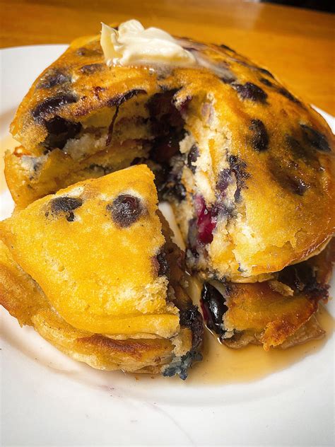 Homemade Blueberry Pancakes Rfood