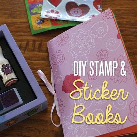 They're perfect for getting organized, helping the cs find what they need, and adding a pretty touch to a basket or gift. DIY Stamp & Sticker books | Diy stamp, Sticker book, Fine motor activities for kids