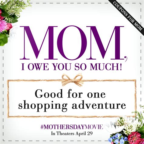 treat your mom today with a shopping spree she s earned it mothersdaymovie mother s day