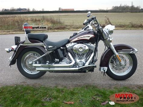List related bikes for comparison of specs. Harley-Davidson FLSTI Heritage Softail 2006 Specs and Photos